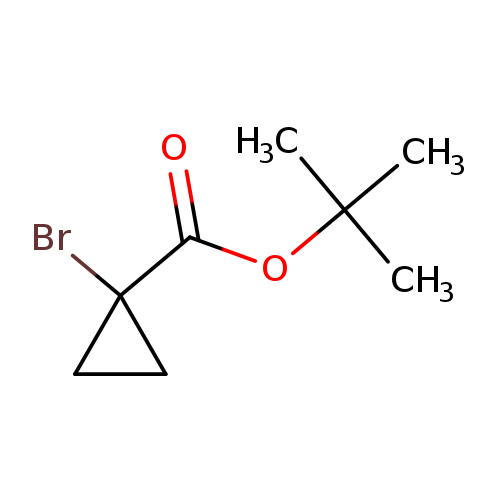 O=C(C1(Br)CC1)OC(C)(C)C