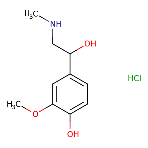 CNCC(c1ccc(c(c1)OC)O)O.Cl