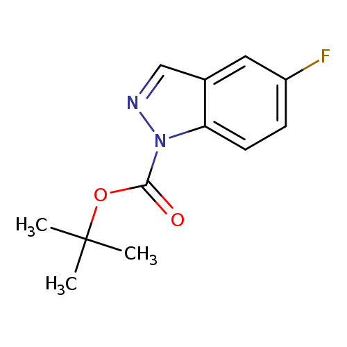 Fc1ccc2c(c1)cnn2C(=O)OC(C)(C)C