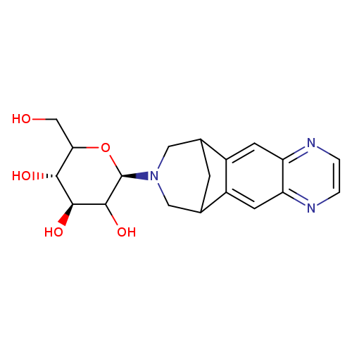 OCC1O[C@@H](N2CC3CC(C2)c2c3cc3c(c2)nccn3)C([C@H]([C@@H]1O)O)O