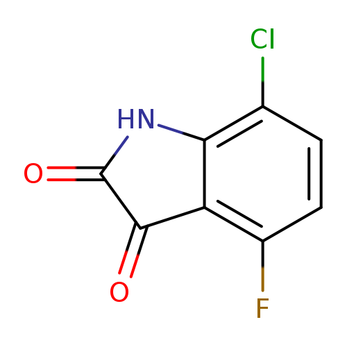 O=C1Nc2c(C1=O)c(F)ccc2Cl