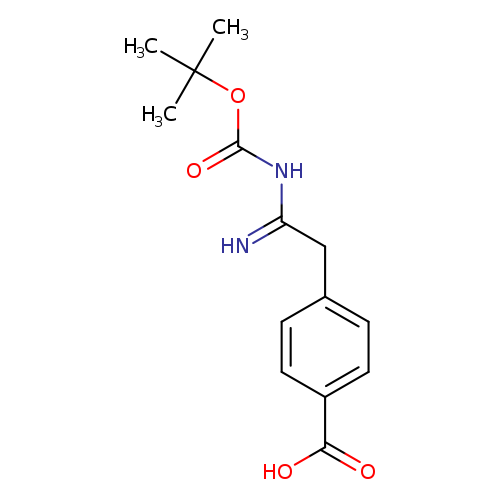 N=C(Cc1ccc(cc1)C(=O)O)NC(=O)OC(C)(C)C