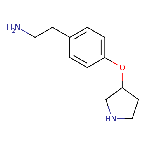 NCCc1ccc(cc1)OC1CNCC1