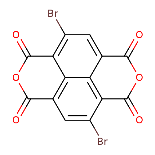 O=C1OC(=O)c2c3c1cc(Br)c1c3c(cc2Br)C(=O)OC1=O