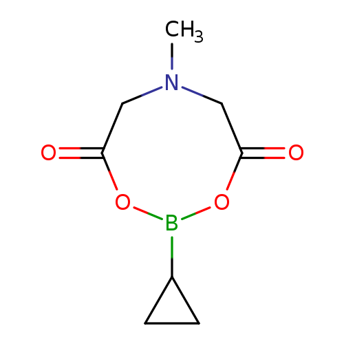 CN1CC(=O)OB(OC(=O)C1)C1CC1