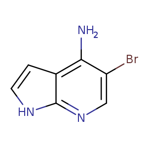 Brc1cnc2c(c1N)cc[nH]2