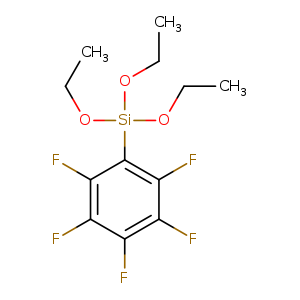 CCO[Si](c1c(F)c(F)c(c(c1F)F)F)(OCC)OCC