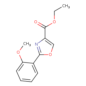 CCOC(=O)c1coc(n1)c1ccccc1OC