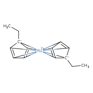 CC[C-]12C3=C4[Ru+2]5678923(C1=C45)C1=C8[C-]9(C7=C61)CC