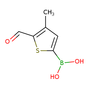 O=Cc1sc(cc1C)B(O)O