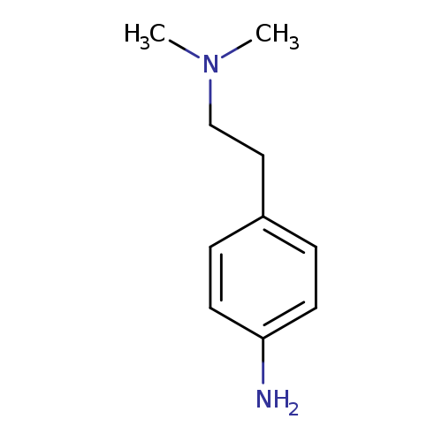 CN(CCc1ccc(cc1)N)C