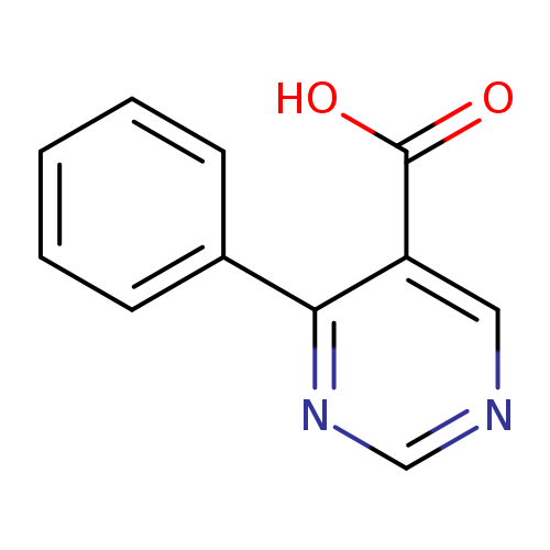 OC(=O)c1cncnc1c1ccccc1