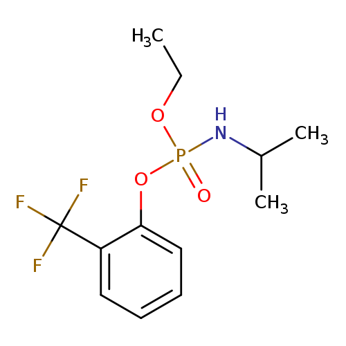 CCOP(=O)(Oc1ccccc1C(F)(F)F)NC(C)C