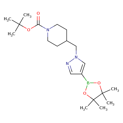 O=C(N1CCC(CC1)Cn1ncc(c1)B1OC(C(O1)(C)C)(C)C)OC(C)(C)C