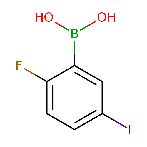 Ic1ccc(c(c1)B(O)O)F