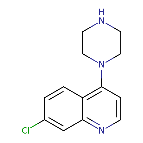 Clc1ccc2c(c1)nccc2N1CCNCC1