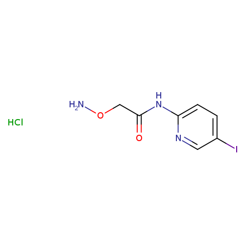 NOCC(=O)Nc1ccc(cn1)I.Cl