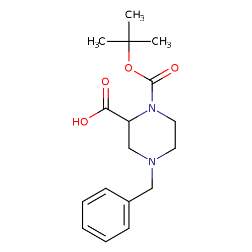 OC(=O)C1CN(CCN1C(=O)OC(C)(C)C)Cc1ccccc1