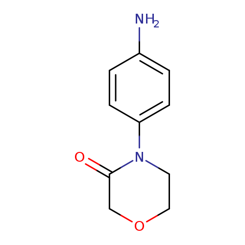 Nc1ccc(cc1)N1CCOCC1=O