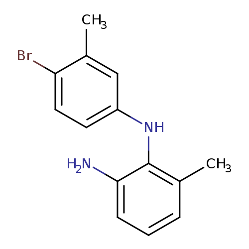 Cc1cc(ccc1Br)Nc1c(C)cccc1N