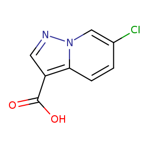Clc1ccc2n(c1)ncc2C(=O)O