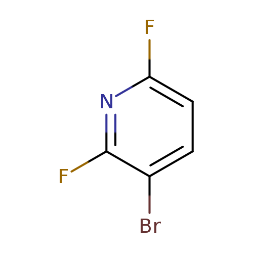 Fc1ccc(c(n1)F)Br