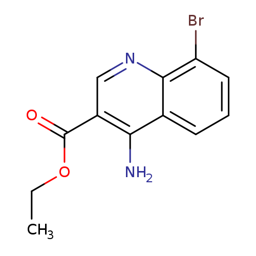CCOC(=O)c1cnc2c(c1N)cccc2Br
