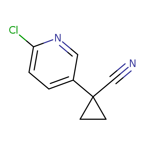 N#CC1(CC1)c1ccc(nc1)Cl