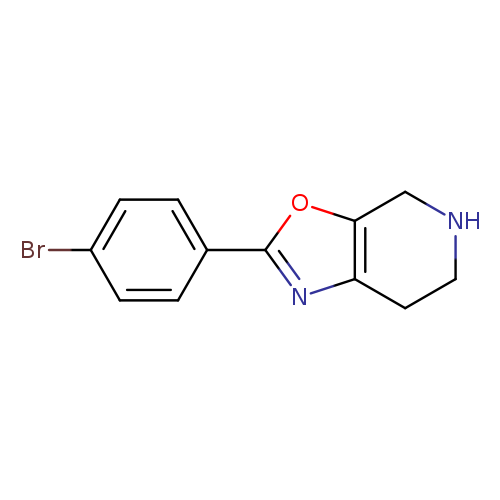 Brc1ccc(cc1)c1nc2c(o1)CNCC2