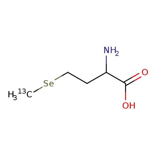 [13CH3][Se]CCC(C(=O)O)N