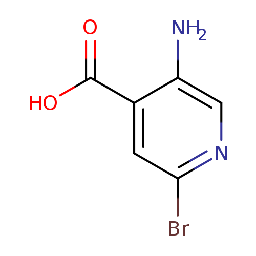 Brc1ncc(c(c1)C(=O)O)N