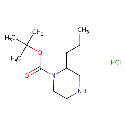 CCCC1CNCCN1C(=O)OC(C)(C)C.Cl