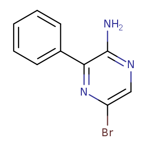 Brc1cnc(c(n1)c1ccccc1)N