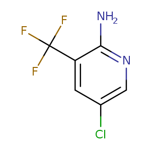 Clc1cnc(c(c1)C(F)(F)F)N