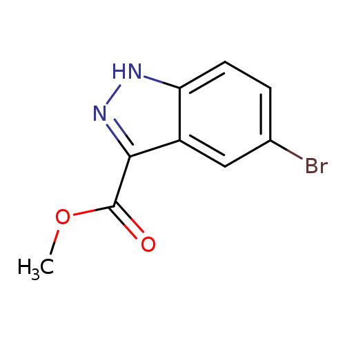 COC(=O)c1n[nH]c2c1cc(Br)cc2