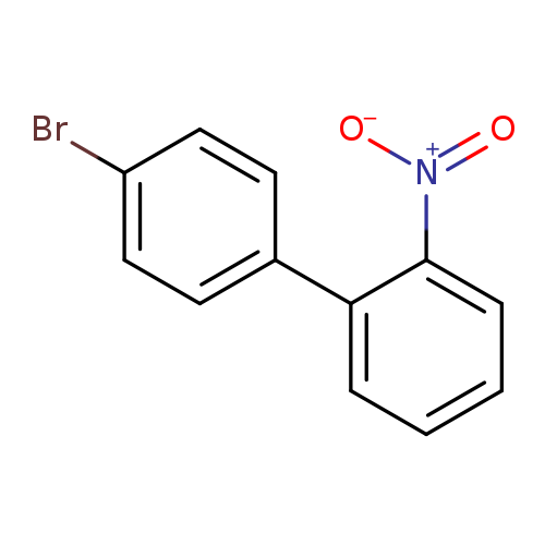 Brc1ccc(cc1)c1ccccc1[N+](=O)[O-]