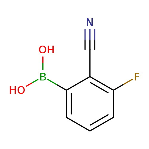 N#Cc1c(F)cccc1B(O)O