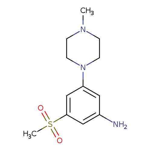 CN1CCN(CC1)c1cc(N)cc(c1)S(=O)(=O)C