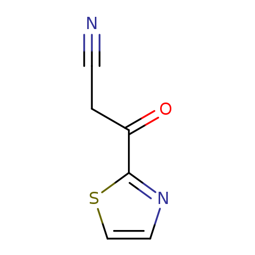 N#CCC(=O)c1nccs1