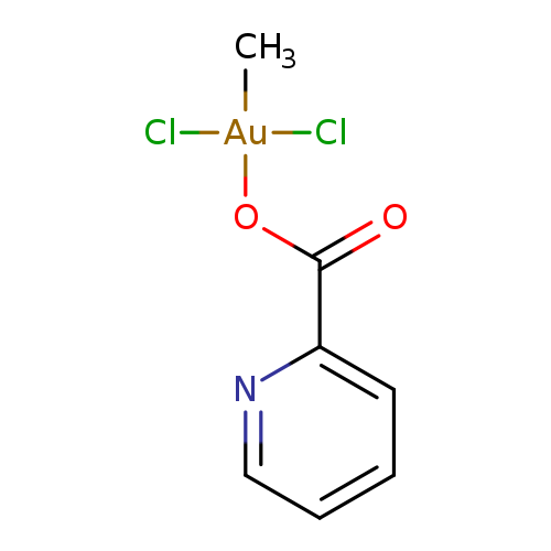 O=C(c1ccccn1)O[Au](Cl)(Cl)C