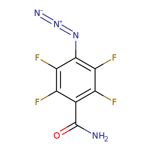 [N-]=[N+]=Nc1c(F)c(F)c(c(c1F)F)C(=O)N