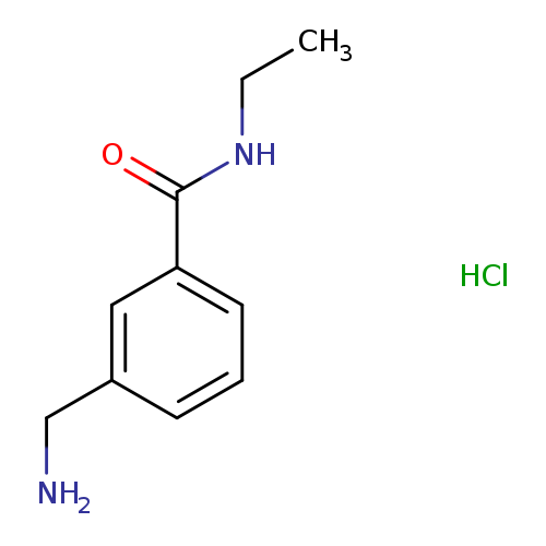 CCNC(=O)c1cccc(c1)CN.Cl