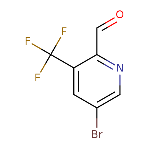 O=Cc1ncc(cc1C(F)(F)F)Br