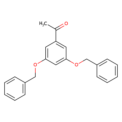 CC(=O)c1cc(OCc2ccccc2)cc(c1)OCc1ccccc1