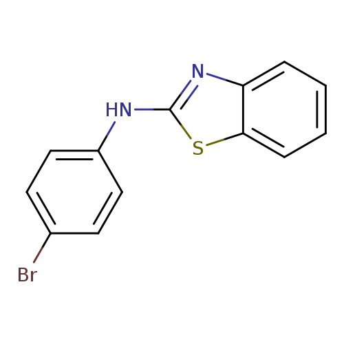 Brc1ccc(cc1)Nc1nc2c(s1)cccc2