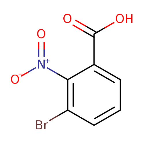 [O-][N+](=O)c1c(Br)cccc1C(=O)O