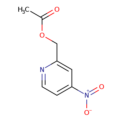 CC(=O)OCc1nccc(c1)[N+](=O)[O-]