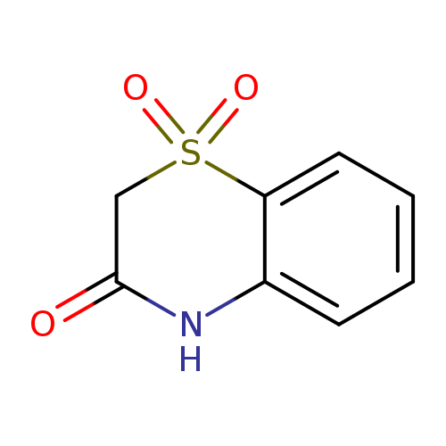 O=C1Nc2ccccc2S(=O)(=O)C1