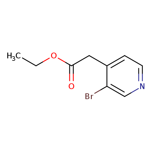 CCOC(=O)Cc1ccncc1Br