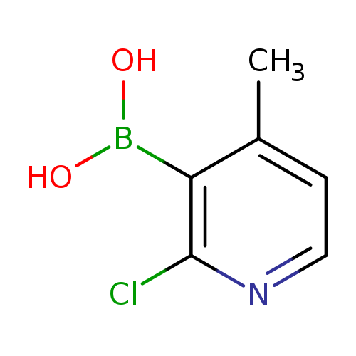 OB(c1c(C)ccnc1Cl)O